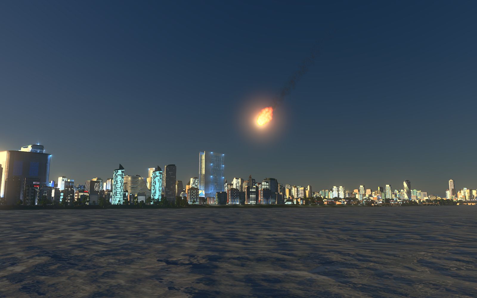 City Skylines Natural Disasters Meteorite Warning City Skylines Natural Disasters Meteorite Warning