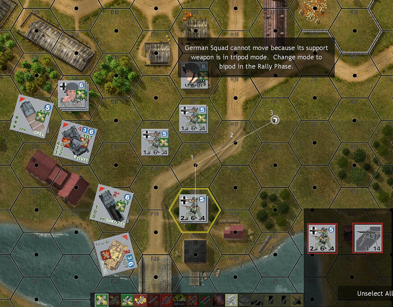 SPI Wargame Bataille De Stalingrad ( Plat Blanc Boîte) Plateau Fair