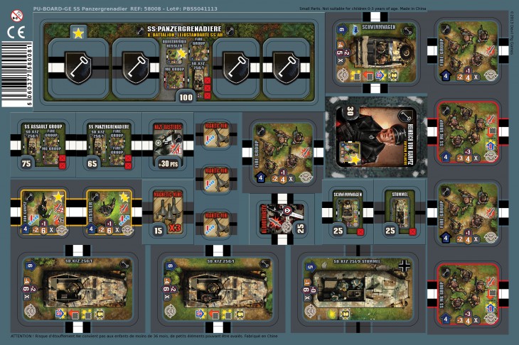 Lot De Pions Divers Heroes For Normandie M98 - Minatures D'occasion Pour Jeu De Stratégie