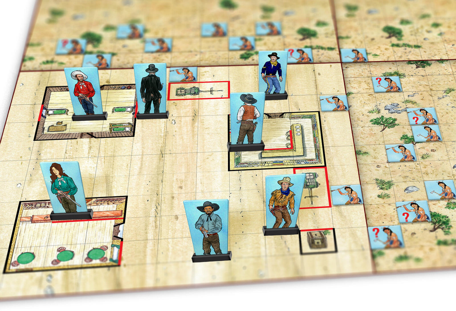 Cowboys II: Cowboys & Indians - map