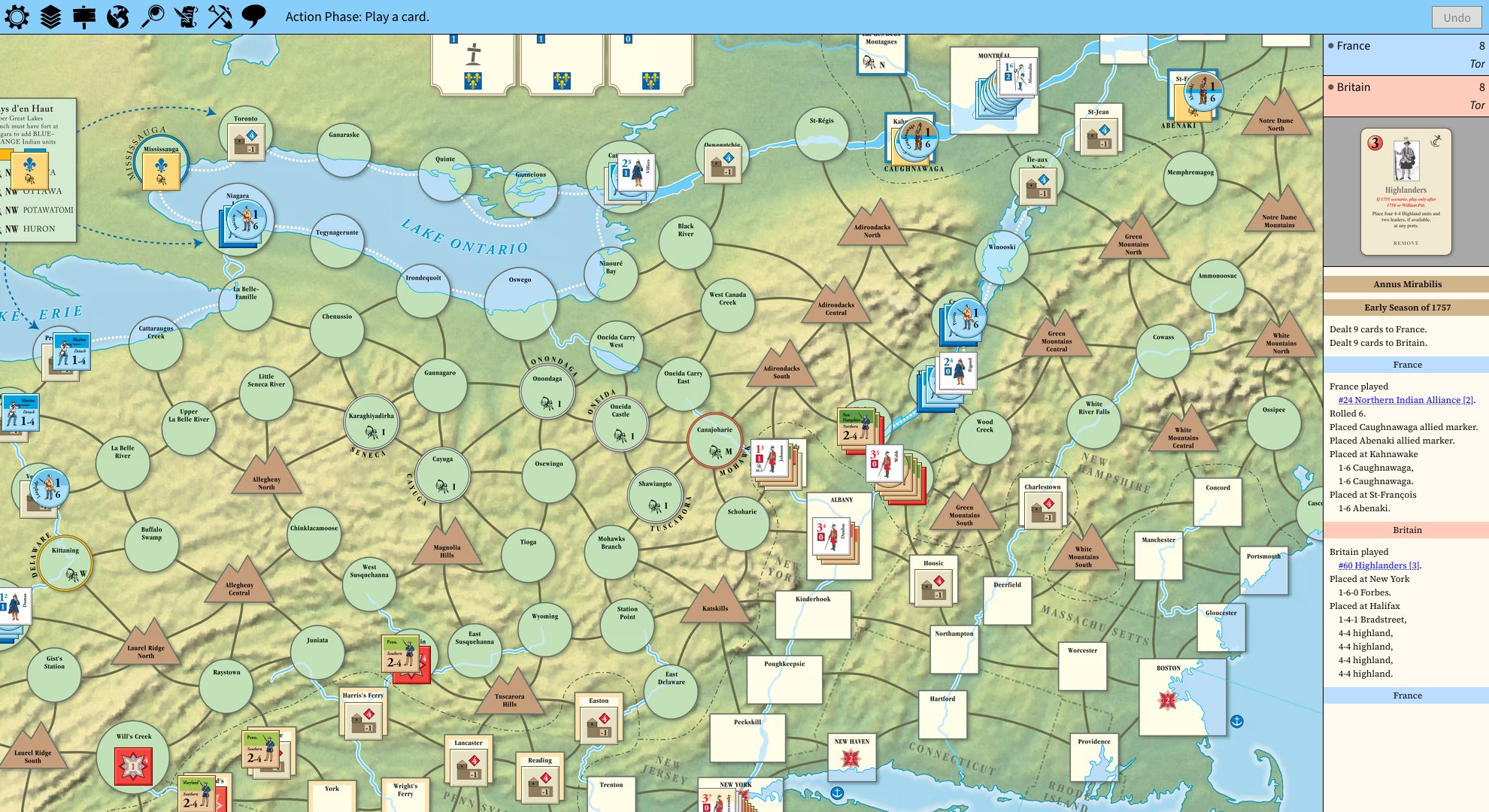 Wilderness War - GMT - Rally the Troops!