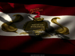 Jagged Alliance - Main screen