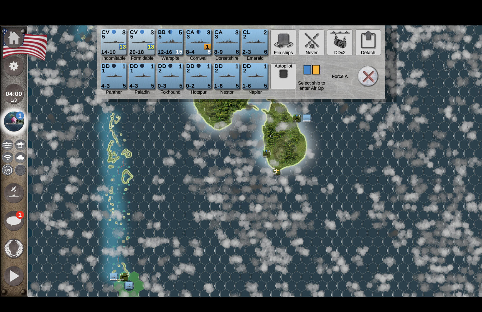 Carrier Battles - Raid Océan Indien & Royal Navy