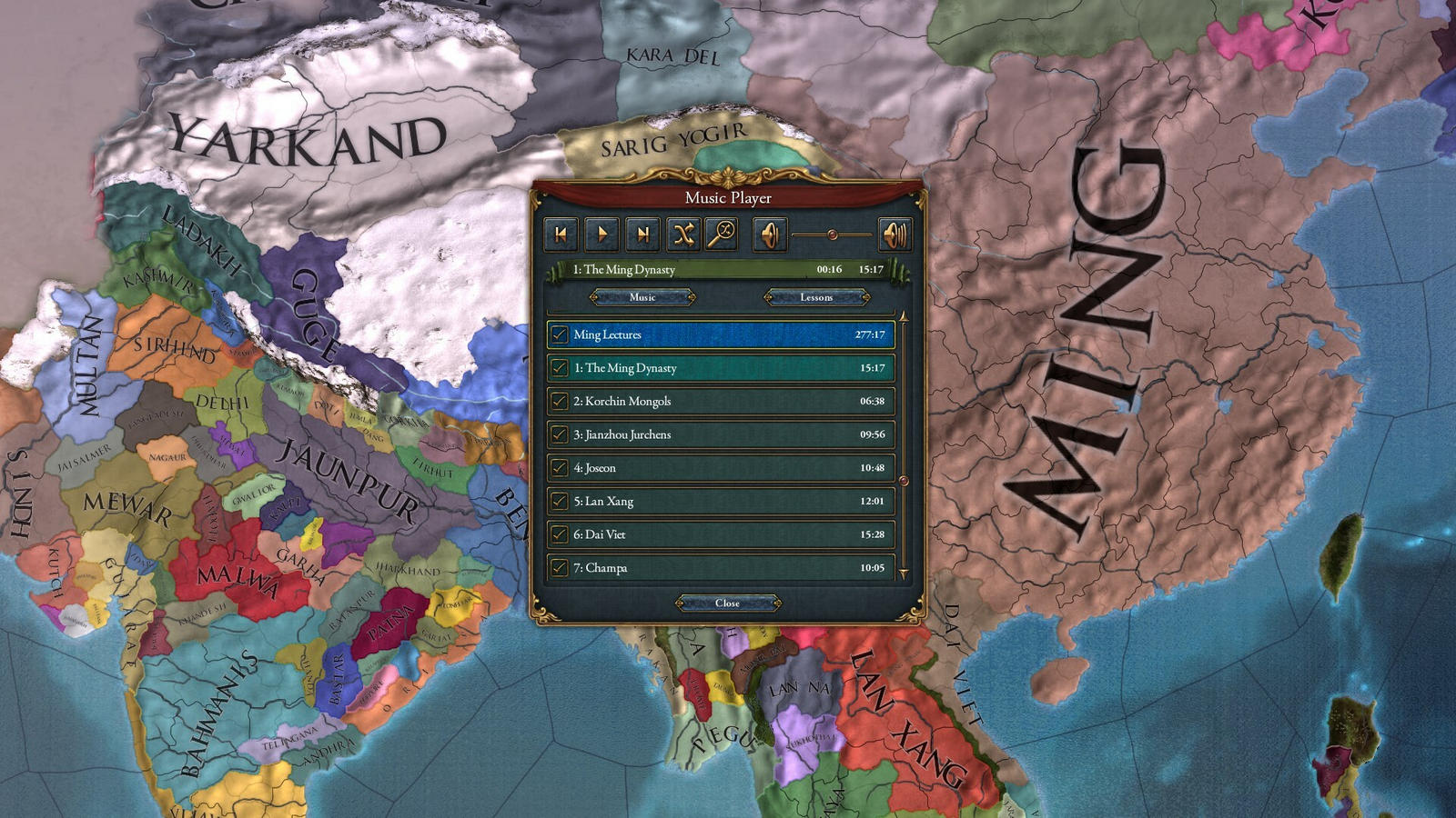 Europa Universalis IV: China History Lessons