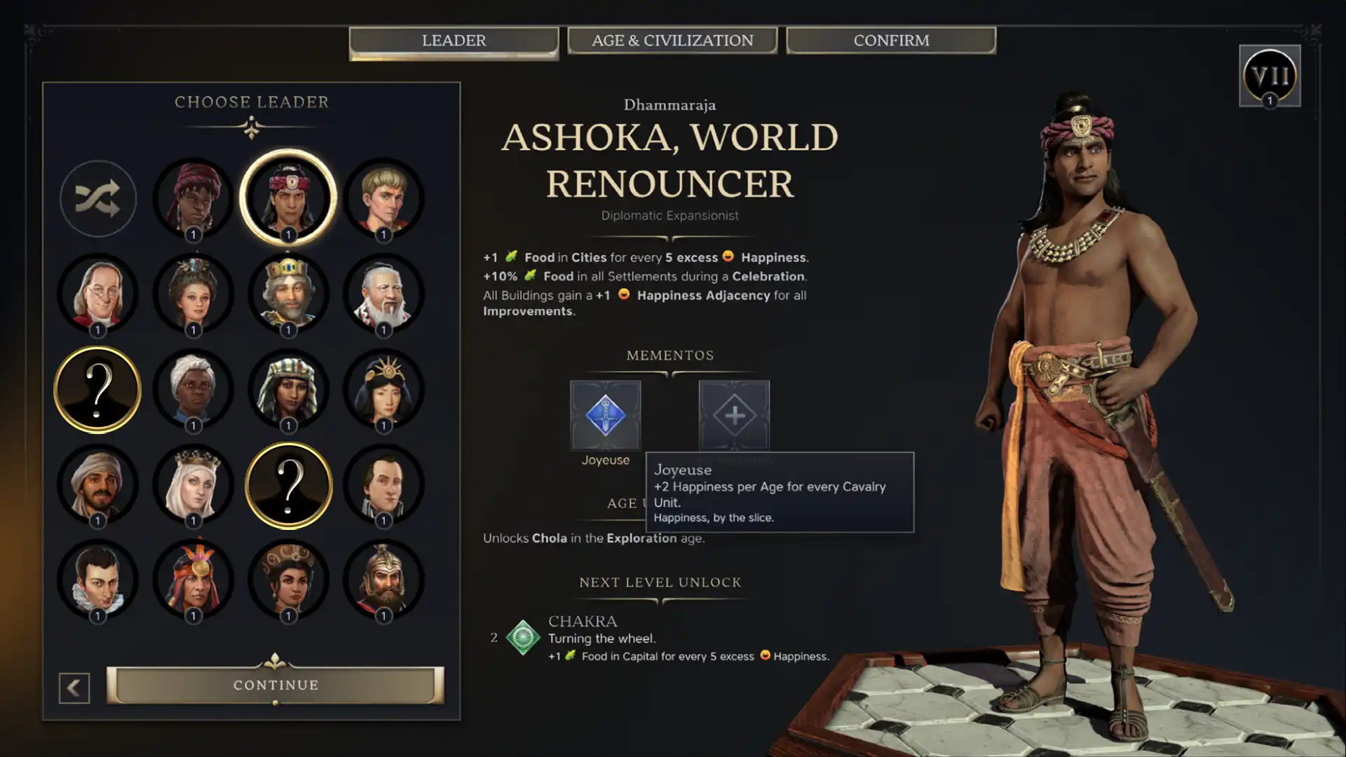 Civilization VII Dev Diary #7: Legends and Mementos