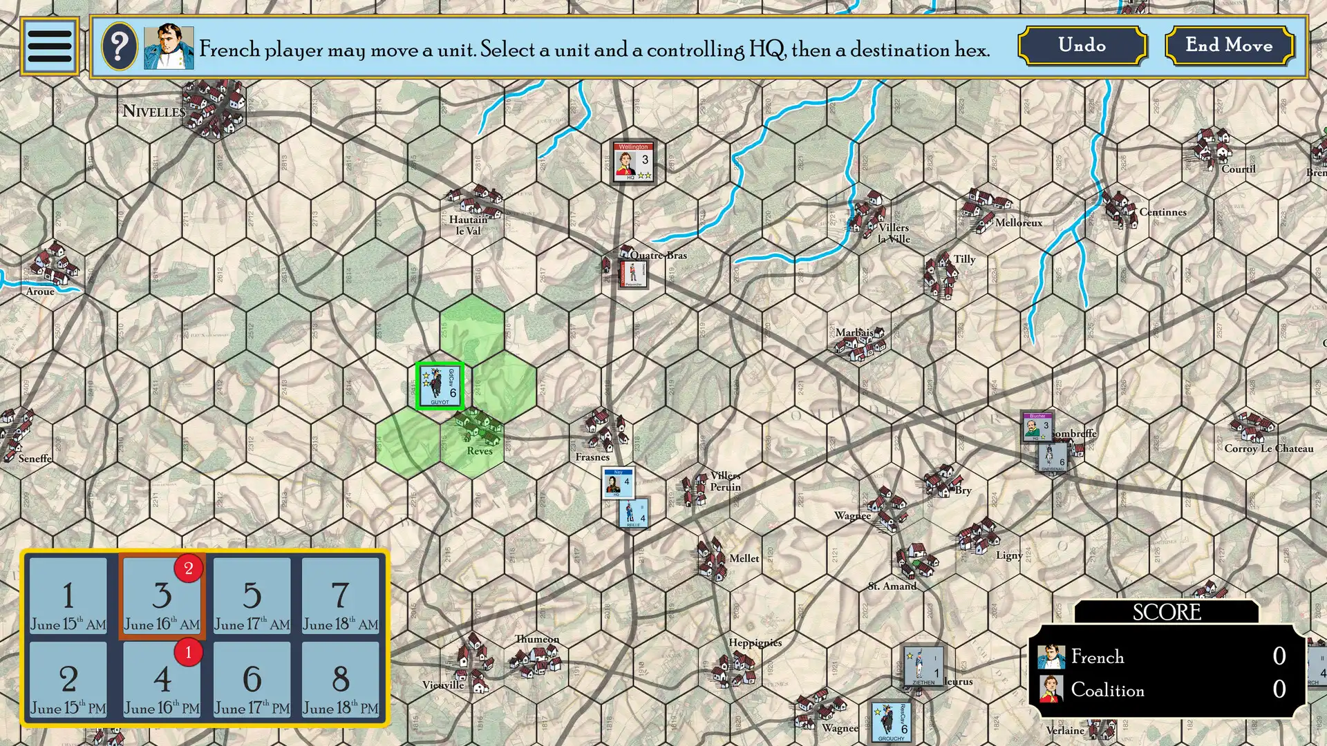RBM Studio's Waterloo - Hexes of War