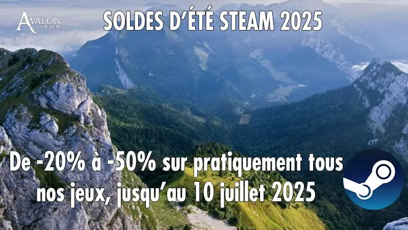 Soldes Steam d'été 2025 - Avalon Digital
