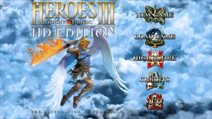 Heroes of Might and Magic III HD - Main menu