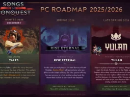 Songs of Conquest - Feuille de route 2026