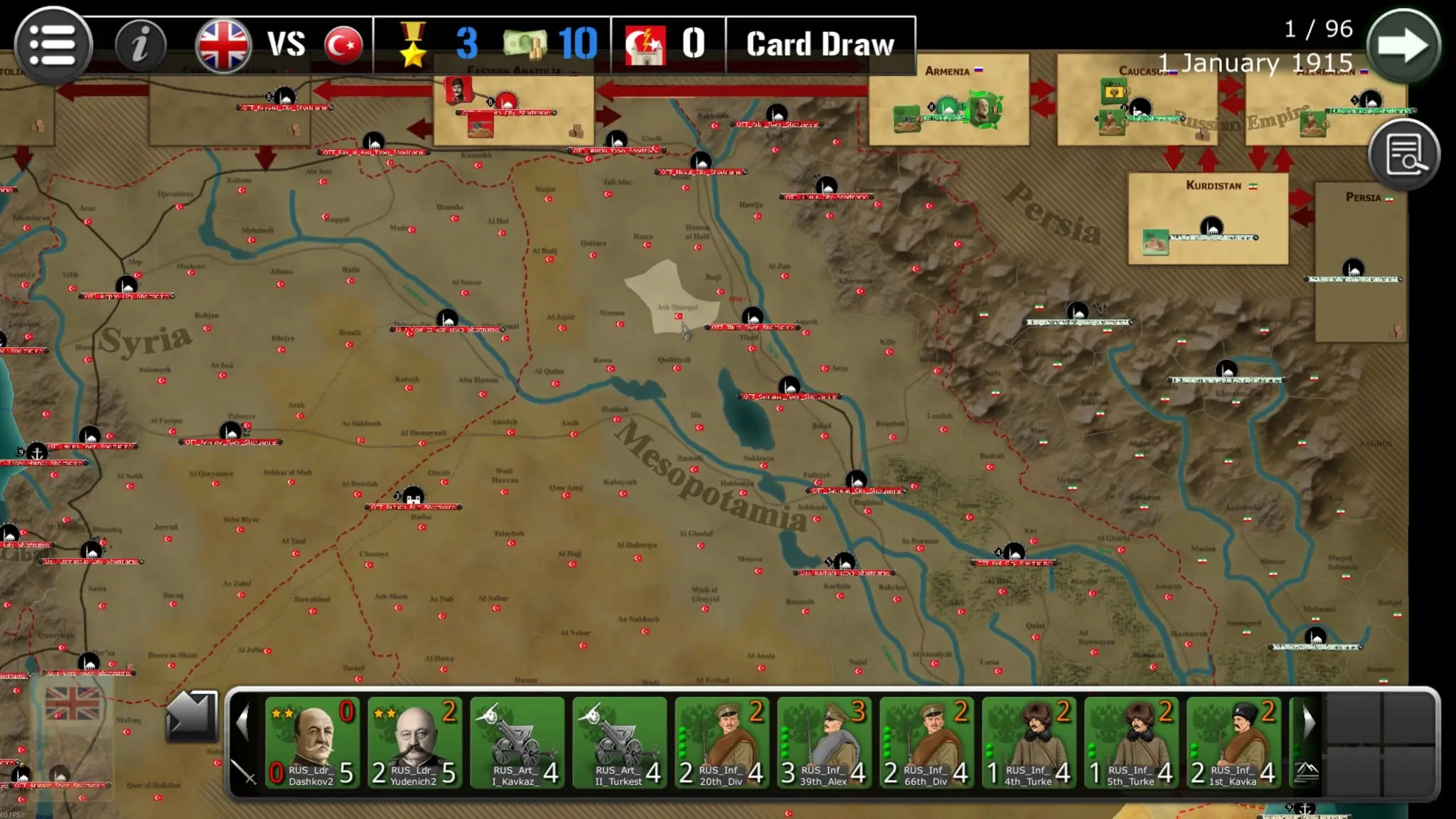 Wars across the World - Near East 1915